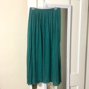 Teal Maxi Skirt